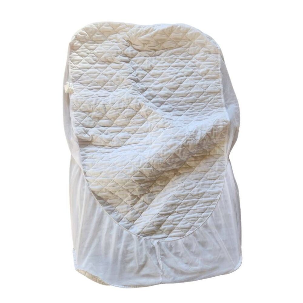 Baby mattress crib cover standard size white waterproof